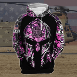 personalized us navy helmet pink hunting camo 3d print custom name hoodie