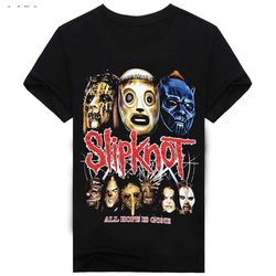 rocksir 2018 men t shirt black t-shirt t shirt men&8217s shirt cotton rock band slipknot print hip hop tee mens fashion