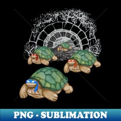 out of the sewers ninja turtles - creative sublimation png download - fashionable and fearless
