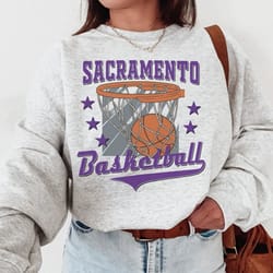 vintage sacramento basketball sweatshirtt shirt, sacramento king basketball crewneck, sacramento fan shirt, kings shirt,
