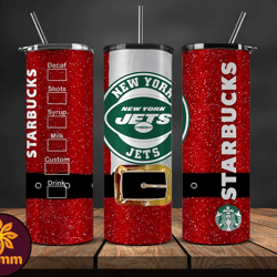 New York Jets Christmas Tumbler Png, NFL Merry Christmas Png, NFL, NFL Football Png 89