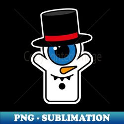 Snow Monstrosity  Merry Scary X-mas - Elegant Sublimation PNG Download - Vibrant and Eye-Catching Typography