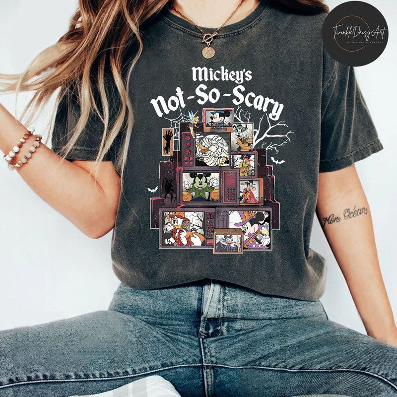 Mickey's Not So Scary Halloween Party 2023 Shirt, Disney Halloween Party Shirt, Mickey and Friends Halloween Shirt, Walt Disney World Shirt.jpg
