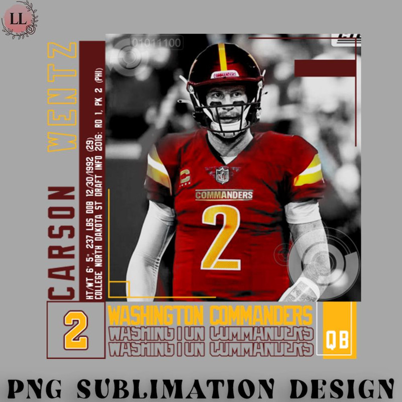 TB070723081381-Football PNG Carson Wentz Football Edit Tapestries Commanders.jpg