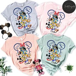 personalized disney cruise shirt, mickey and friends cruise line, disney family cruise 2023 trip matching, chip and dale