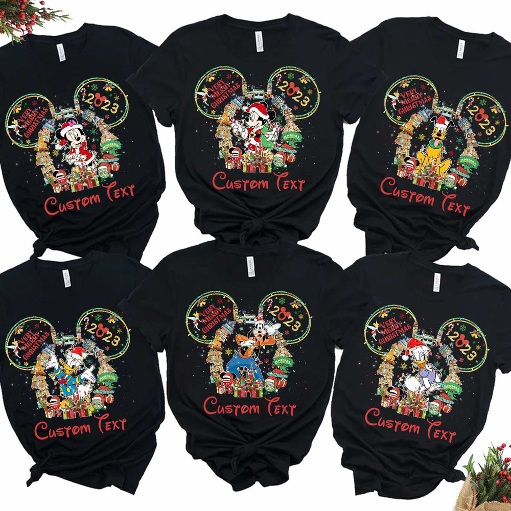 Personalized Mickey and Friends Walt Disney World Christmas Shirt, Mickey's Very Merry Christmas Party 2023, Disney Family Christmas Gifts.jpg