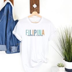 educated & proud filipina shirt, pacific islander, philippines sweatshirt, filipinos, pinoy, mestizo, filipino shirts, a