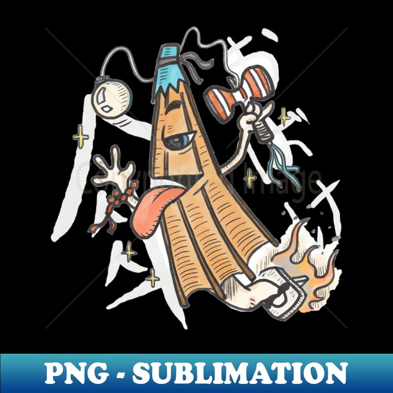 NI-18748_Funny Kasa Obake playing Kenda Japanese Old school Toys 9165.jpg