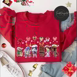 star wars christmas shirt, disney christmas tee, xmas disney group shirt, christmas party 2023 shirt, disneyland christm