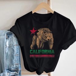 california bear vintage shirt, california republic retro 90s tshirt