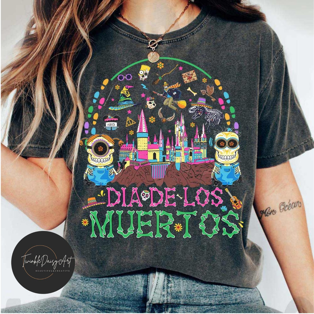Universal Studios Dia de los muertos Shirt, Disney Universal Skull sugar Mask shirt, Day of the dead shirt, Mexican Halloween shirt.jpg