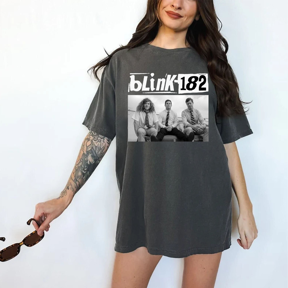 Comfort Colors®, Blink 182 Workaholics Mashup T-Shirt, BLink 182 Shirt, TV Show Parody Shirt, Blink 182, Blink 182 Merch, 2023 Tour Shirt.jpg