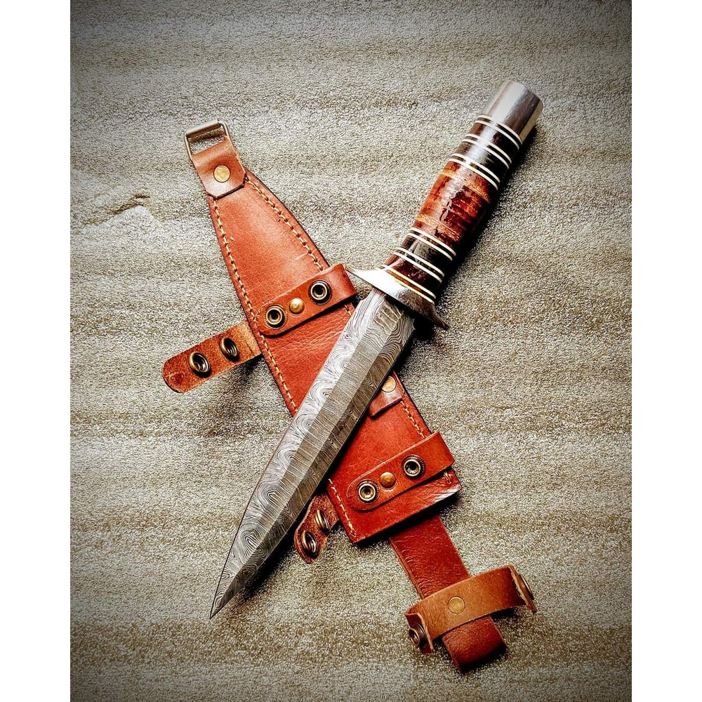 stainless steel Carbon Steel Hunting Knife