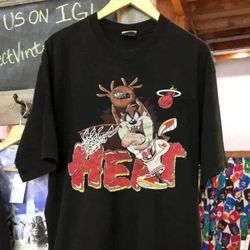miami heat looney tunes shirt, miami heat nba sport shirt, gift for fans