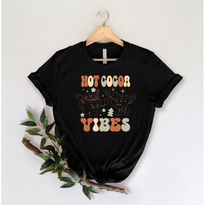 Hot Cocoa Vibes Shirt, Christmas Shirt, Funny Christmas Shirt, Christmas Holiday Shirt, Merry Christmas Shirt, Christmas Family Shirt.jpg