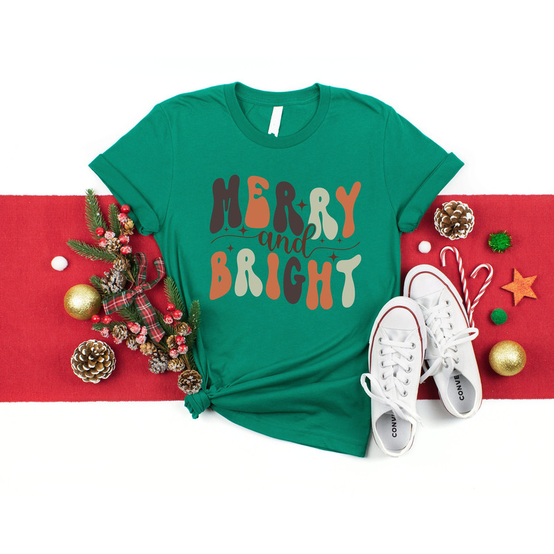 Merry And Bright Shirt, Merry Christmas Shirt, Christmas Family Shirt, Christmas Party Shirt, Funny Christmas Shirt, Xmas Matching Pajama.jpg