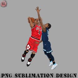 basketball png d rose on ja