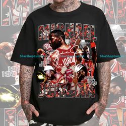 Vintage 90s Basketball Bootleg Style T-Shirt, Jordan Graphic Tee, Michael Jordan Shirt