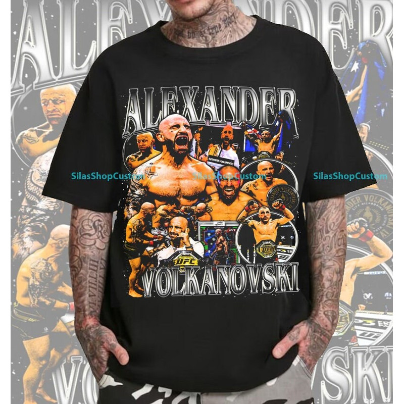 Vintage 90s Graphic Style Alexander Volkanovski T-Shirt, Alexander Volkanovski Shirt, Retro Alexander Volkanovski Shirt, Oversized Sport Tee.jpg
