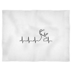 deer heartbeat hunting blanket