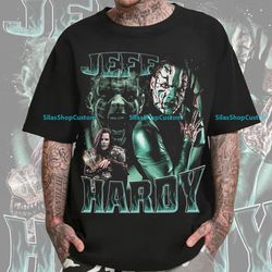 vintage 90s graphic style jeff hardy t-shirt, jeff hardy shirt, retro jeff hardy bootleg t-shirt