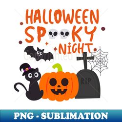 Halloween spooky night - Sublimation-Ready PNG File - Transform Your Sublimation Creations