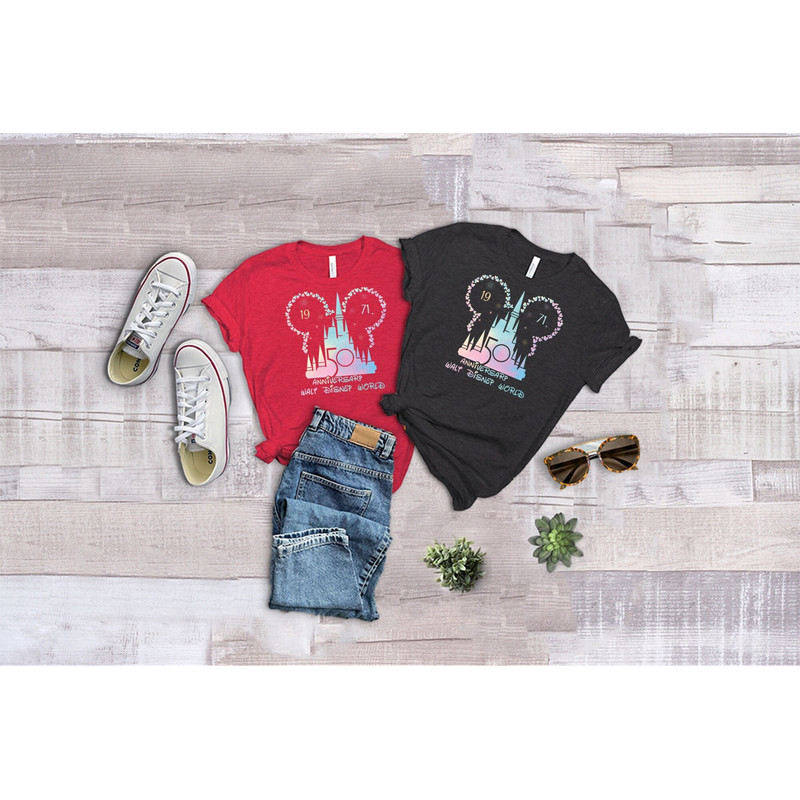 50th Anniversary Shirt, Disney Shirt, Disney Trip Shirt, 50th Anniversary Celebrating Matching Shirt, Disney World Shirt.jpg