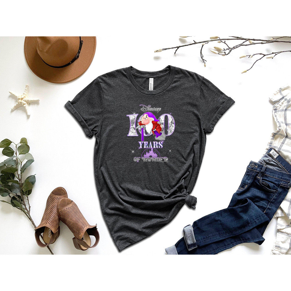 Disney 100 Years Of Wonder Shirt, Snow White And Seven Dwarfs Shirt, Disney Vacation Shirt, Disney Trip Shirt, Disney Anniversary Shirt.jpg