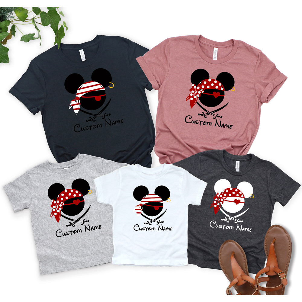 Disney Cruise Custom Name Shirt, Disney Pirate Shirt, Disney Family Shirt, Personalized Disney Shirt, Disney Vacation Shirts, Disney Gift.jpg