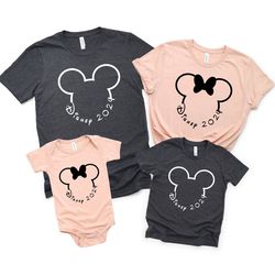 disney family vacation 2024 shirt, matching disney trip shirt, walt disney world shirt, mickey minnie couple shirt, disn