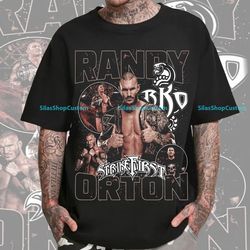 vintage 90s graphic style randy orton t-shirt, randy orton shirt, retro randy orton bootleg t-shirt