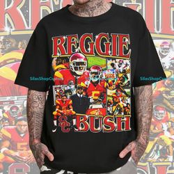 vintage 90s graphic style reggie bush t-shirt, reggie bush tee, retro reggie bush oversized t-shirt