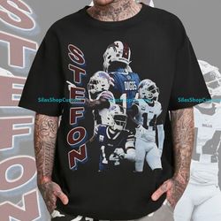 vintage 90s graphic style stefon diggs t-shirt, stefon diggs tee, retro stefon diggs oversized t-shirt
