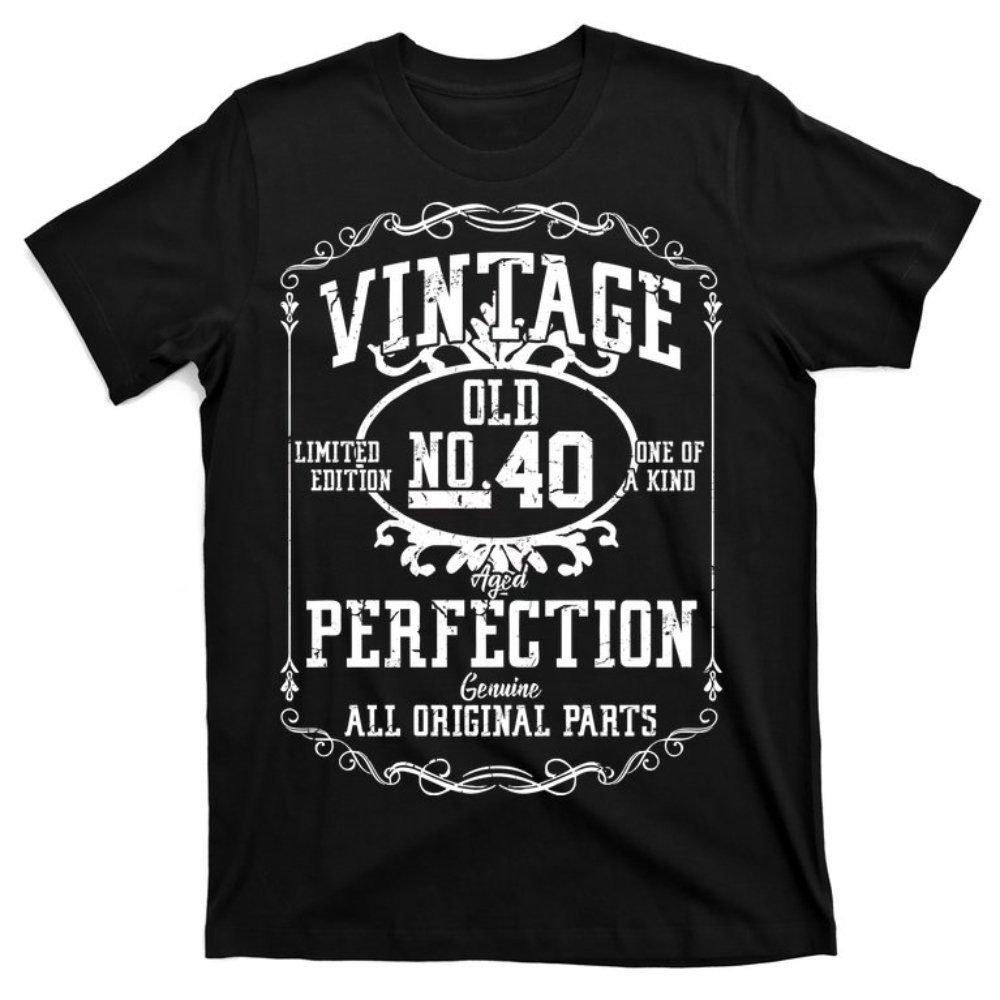 40th Birthday Genuine All Original Parts T-Shirt.jpg