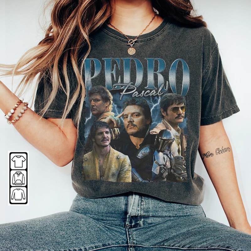 Actor Pedro Pascal Movie Shirt 1, Pedro Pascal Narcos Sweatshirt, Pedro Pascal Vintage Unisex Gift Bootleg Hoodie Mov1704CT.jpg
