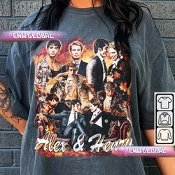 alex and henry movie shirt, bootleg red white and royal blue vintage 90s y2k sweatshirt