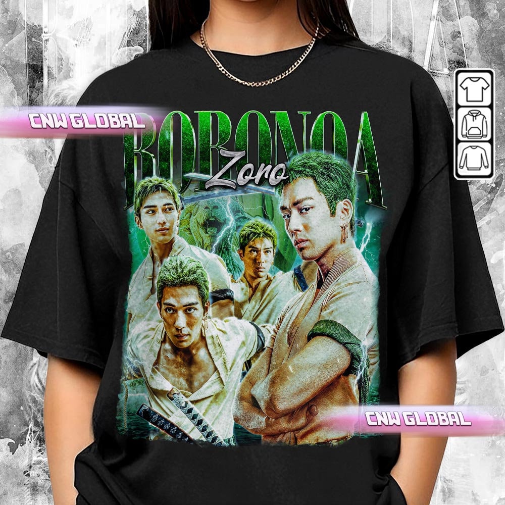 Arata Mackenyu Movie Shirt, Bootleg Roronoa Zoro Sword Master Vintage 90s Y2K Graphic Tee, Pirate King Gift For Fan Hoodie BMO59.jpg
