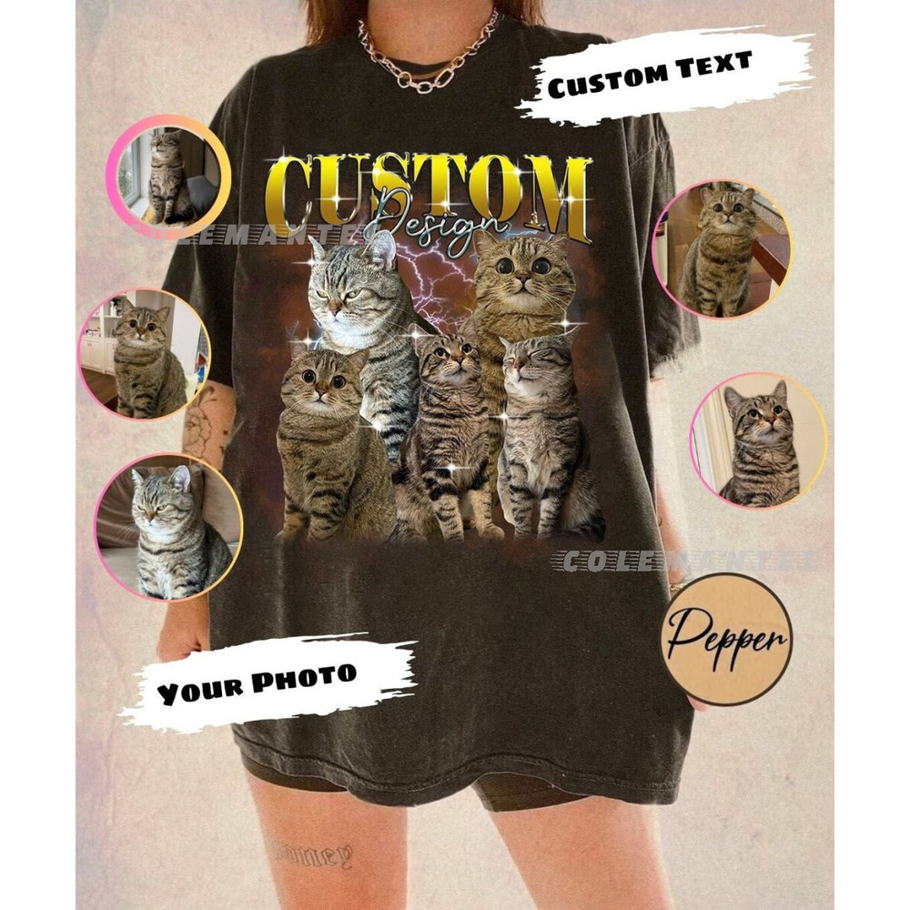 Custom Pet Vintage Shirt, Custom Bootleg Rap Tee, Custom Photo, Vintage Graphic Tshirt, Custom Photo Shirt, Custom Vintage Shirt Man, HN2310.jpg