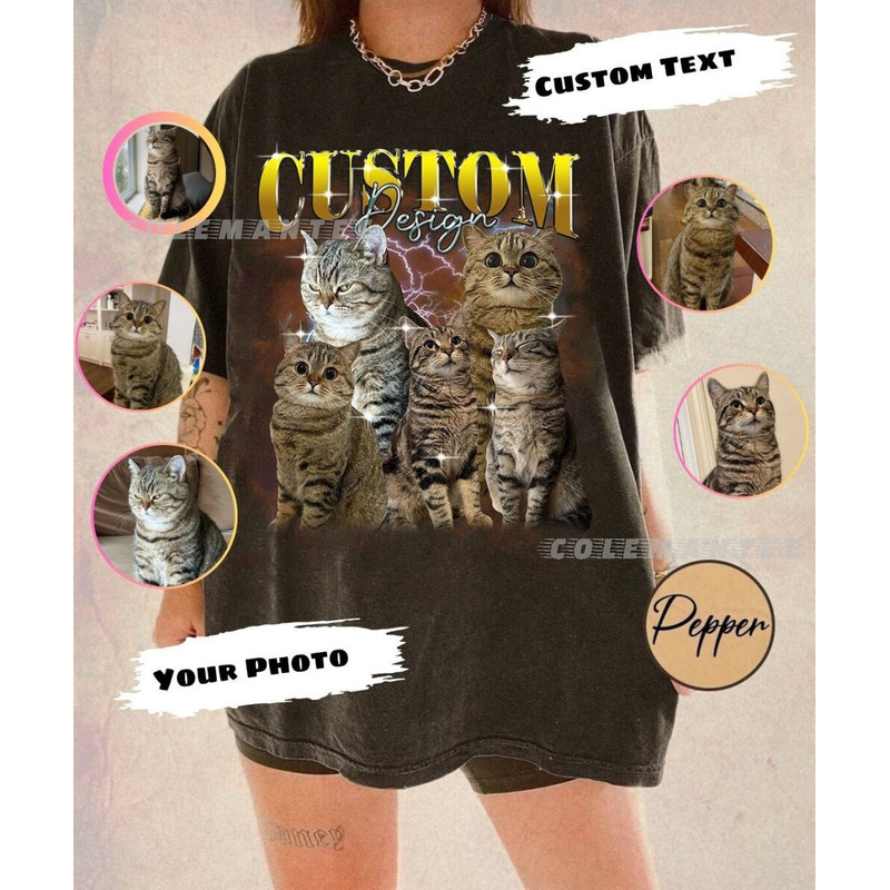 Custom Pet Vintage Shirt, Custom Bootleg Rap Tee, Custom Photo, Vintage Graphic Tshirt, Custom Photo Shirt, Custom Vintage Shirt Man, HN2310.jpg