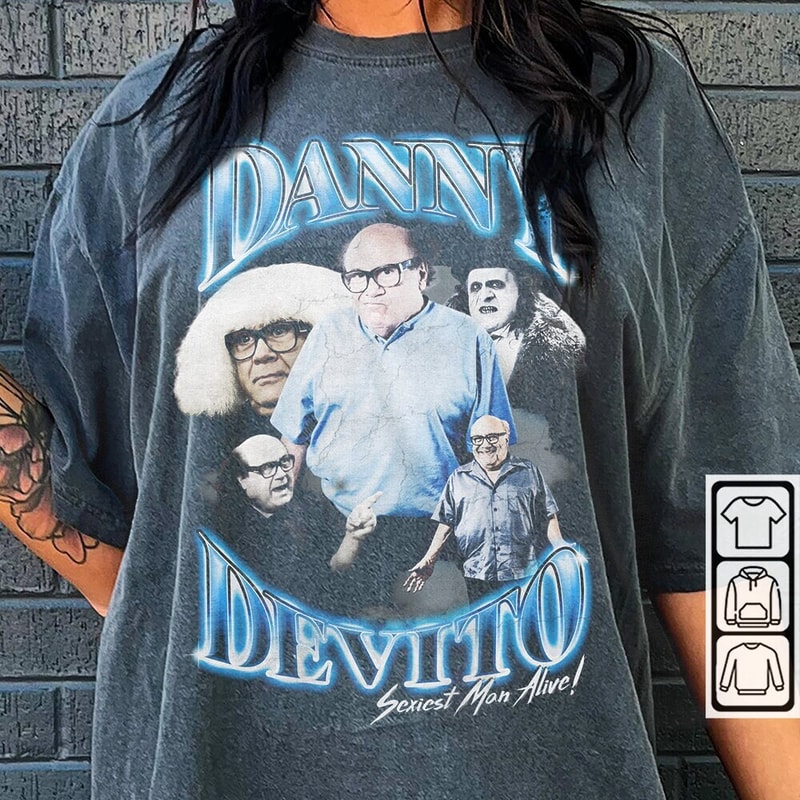 Danny DeVito Movie Shirt, Vintage Y2K Danny DeVito Tshirt, Danny DeVito 90s Bootleg Graphic Tee L78RP.jpg