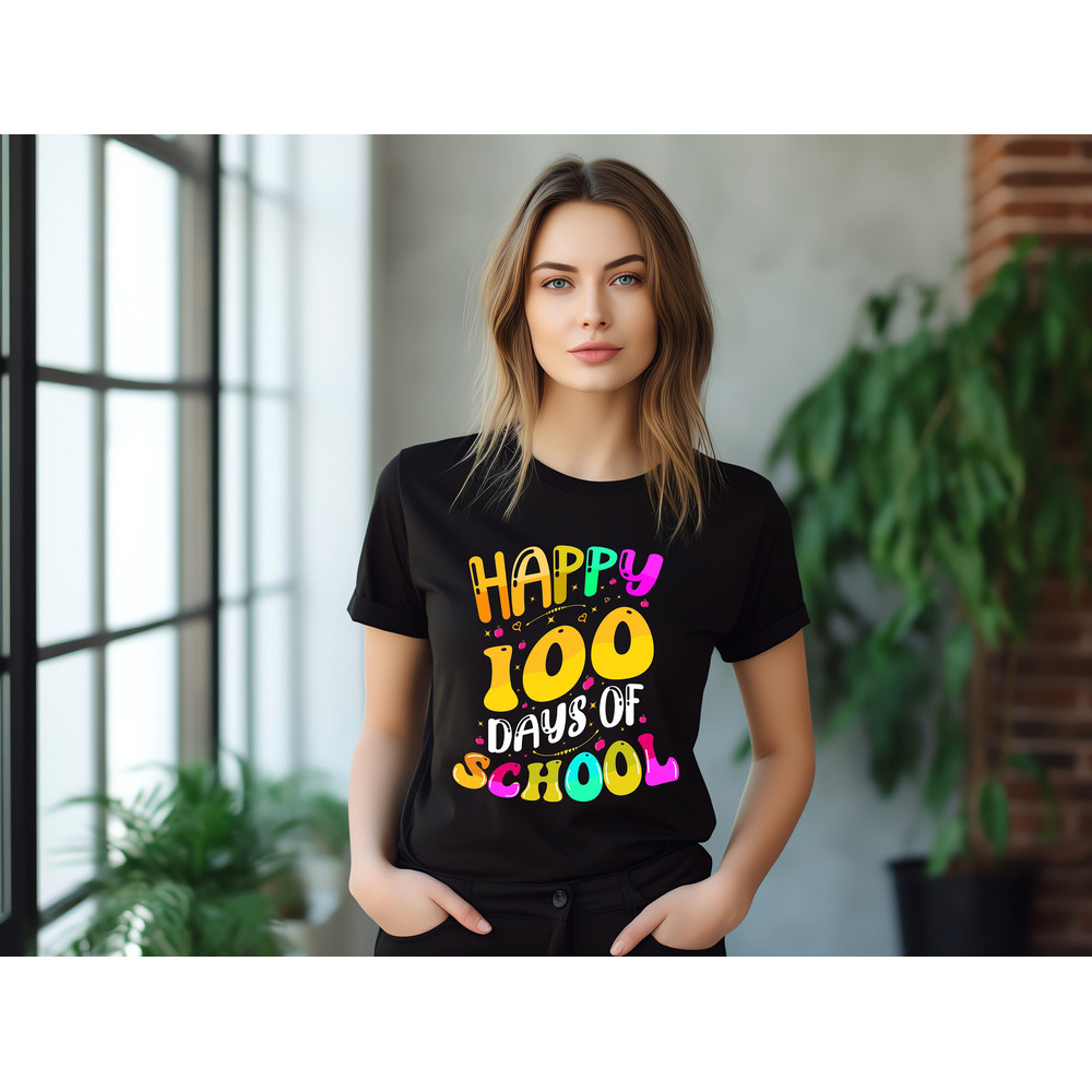 100th Day Of School Celebration, 100 Days School Shirt, 100 Day Shirt, Student Shirt, Back to School Shirt, Gift For Teacher, Teacher Shirt.jpg