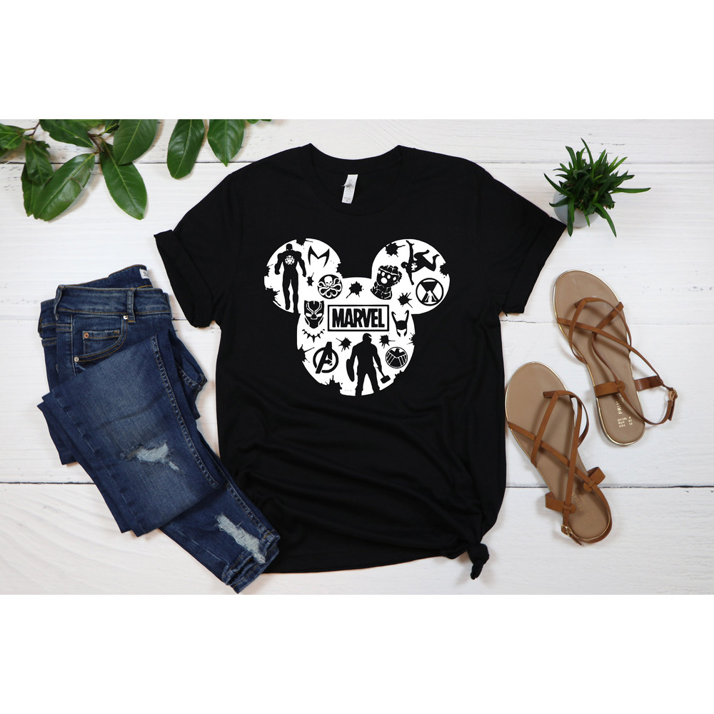 Avengers Mickey Head Shirt, Superhero Shirt, Disney Marvel Shirt, Captain America Shirt, Iron Man Shirt, Disneyland Shirt, Epcot Shirts.jpg