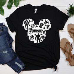 avengers mickey head shirt, superhero shirt, disney marvel shirt, captain america shirt, iron man shirt, disneyland shir