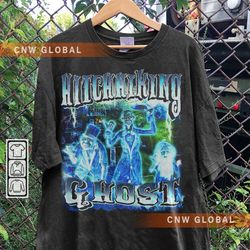 hitchhiking ghosts movie shirt, haunted halloween horror vitage 90s y2k