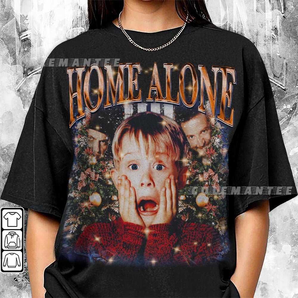 Home Alone Retro 90s Shirt, Bootleg Movie Christmas Vintage Y2K Sweatshirt, Kevin McCallister Gift For Family Unisex Hoodie 3110F MLUD.jpg