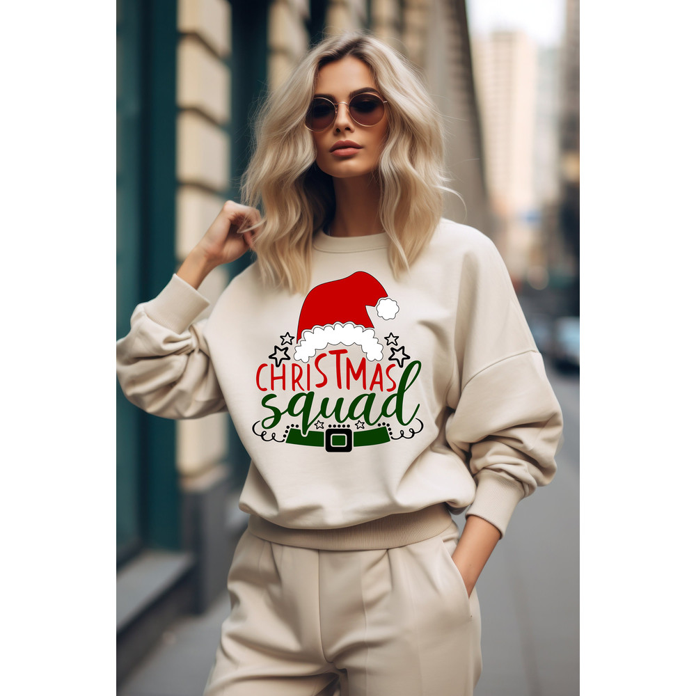 Christmas Squad Sweatshirt, Family Squad Shirts, Christmas Party Shirt, Funny Santa Shirt, Christmas Gift, Christmas Family Holiday Tees.jpg