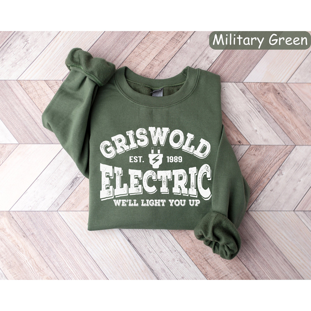 Griswold Electric Sweatshirt, Griswold Christmas Sweatshirt, Funny Christmas Shirt, Christmas Vacation Shirt, Christmas Crewneck, Xmas Tee.jpg