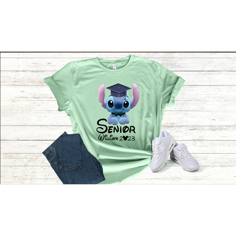 Custom Disney Stitch Graduate 2023 Custom Meme Shirt, Stitch Graduate Party Shirt, Disneyworld Stitch Graduate School Shirts, Gift For Him.jpg