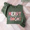 Merry and Bright Sweatshirt, Womens Christmas Shirt, Christmas Gift, Christmas Sweater for Women, Christmas Crewneck, Holiday Sweaters, Xmas.jpg