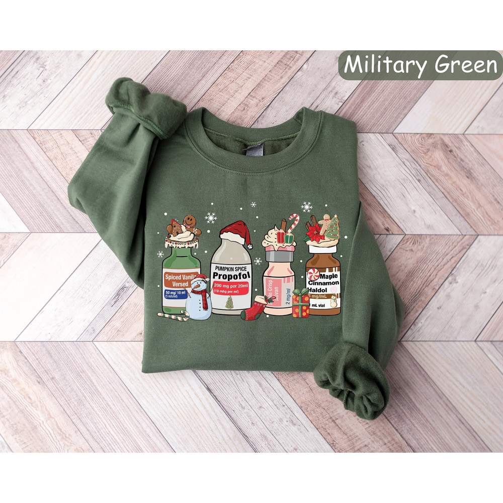 Nurse Christmas Sweatshirt, Christmas Nurse Shirt, Christmas Nursing Sweater, Nurse Christmas Gift, Nurse Holiday Sweater, Xmas Nurse Tshirt.jpg